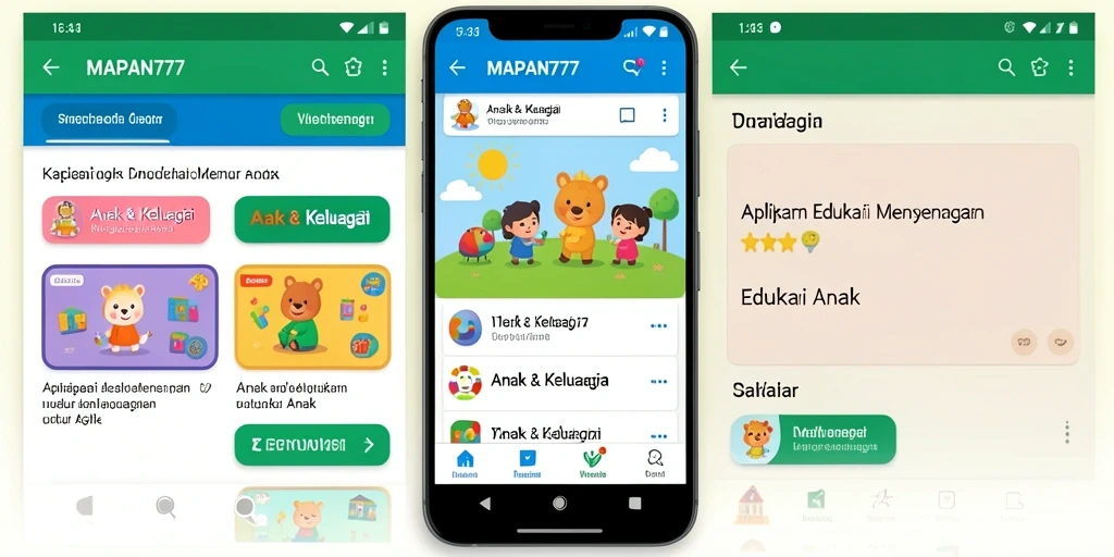 Antarmuka aplikasi MAPAN777 yang menarik dan interaktif.