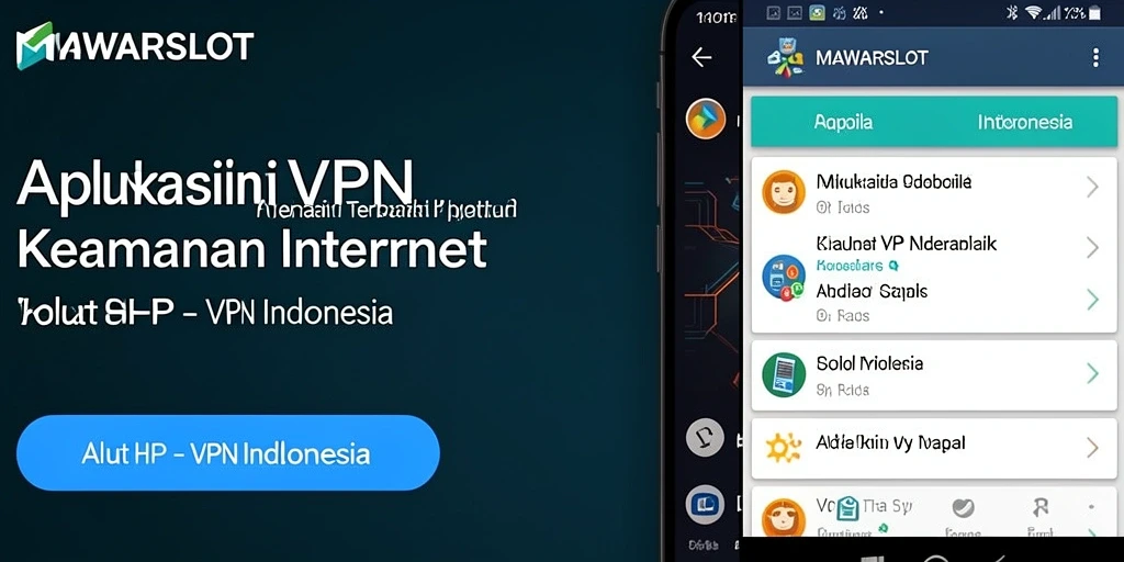 Tampilan antarmuka aplikasi MAWARSLOT yang sederhana dan fungsional.