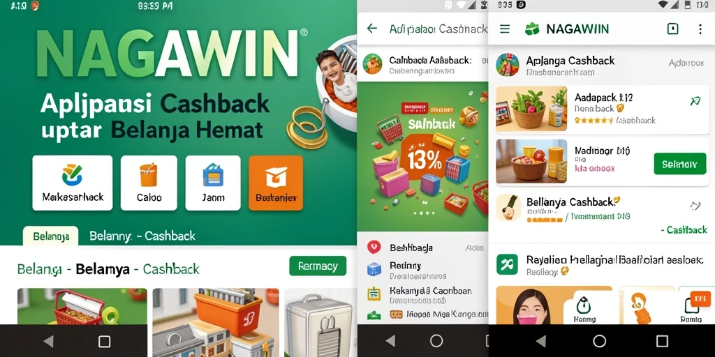 Tampilan antarmuka NAGAWIN yang menarik dan fungsional.