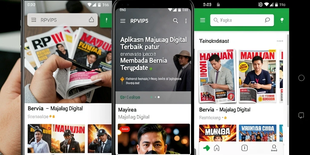 Antarmuka pengguna RPVIP5 yang bersih dan mudah digunakan.