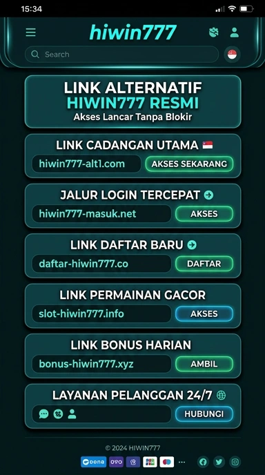 Link Alternatif Hiwin777 untuk Pengguna Android